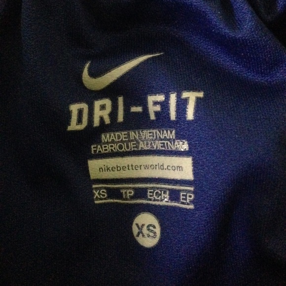 Navy Nike Dri-Fit Running Shorts - Picture 3 of 5